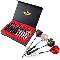 WINSDART Darts Metal Tip Set,Steel Tip Darts,12pcs 22g,Gift Box,Mens Gifts