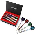 WINSDART Darts Metal Tip Set,Steel Tip Darts,12pcs 22g,Gift Box,Mens Gifts
