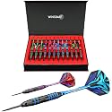 WINSDART Darts Metal Tip Set,Steel Tip Darts,12pcs 22g,Gift Box,Mens Gifts