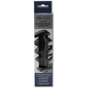 winsor amp newton 7005174 artists39 willow charcoal thick box of 12 sticks medium