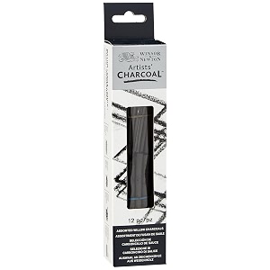 winsor amp newton artist willow charcoal sticks 12pkg-assorted
