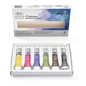 winsor amp newton cotman water color - 8ml set of 6 tubes