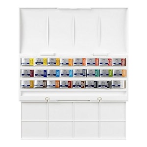 winsor amp newton - cotman water colour paints 24 whole pans studio set