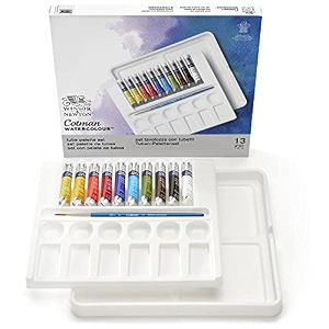 winsor amp newton cotman water colour palette set