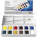 Winsor &amp; Newton Cotman Water Colour Sketchers' Pocket Box, Multicolour
