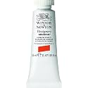 Winsor &amp; Newton Designers Gouache 14 ML - Cadmium Scarlet (106), Finely Pigmented, Vibrant, Vivid &amp; Opaque Matt Colours, Ideal for Designer's, Illustrators &amp; Commercial Artist - More Colours Available