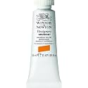 Winsor &amp; Newton Designers Gouache 14 ML - Marigold Yellow (384), Finely Pigmented, Vibrant, Vivid &amp; Opaque Matt Colours, Ideal for Designer's, Illustrators &amp; Commercial Artist - More Colours Available