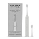 Winston Rechargeable Sonic Electric Toothbrush with Super Soft Bristles for Adults | IPX8 Waterproof with 5 Cleaning Modes | Suitable for Sensitive Gums 1-Year Warranty (White)