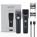 Winston Snipper Beard Trimmer for Men, 20 Length Settings up to 20mm, Precision Stainless Steel Blades, Digital Display, IPX7 Waterproof, Type-C Charging & Travel Lock