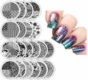 Winstonia Third Generation Nail Art Stamping Image Plates Set 20 Pcs