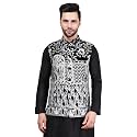 WINTAGE Embroidered velvet black modi nehru jacket