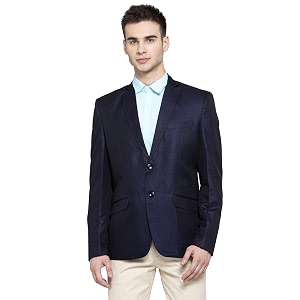 wintage men39s poly blend formal and evening blazer coat jacket xs navy blue