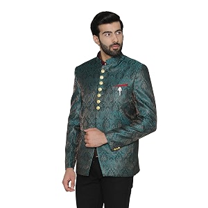 wintage men39s banarasi rayon cotton bandhgala