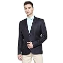 WINTAGE Men's Poly Blend Formal and Evening Blazer Coat Jacket: M, Dark Blue