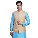 WINTAGE Men39s Banarsi Rayon Cotton Bandhgala Festive