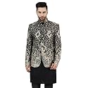 WINTAGE Men39s Embroidered Velvet Bandhgala