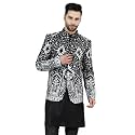 WINTAGE Men39s Embroidered Velvet Bandhgala