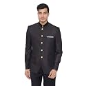 WINTAGE Men39s Jacquard Grandad Bandhgala Coat Nehru