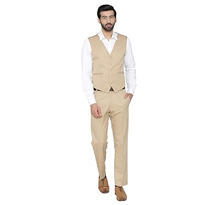 wintage men39s polyester cotton and evening vest amp pant set