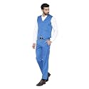 WINTAGE Men's Polyester Cotton and Evening Vest &amp; Pant Set