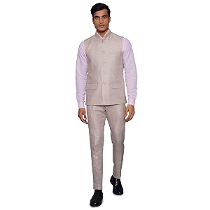 wintage men39s pure linen wedding and evening vest and pant set