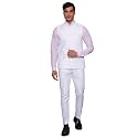 WINTAGE Men's Pure Linen Wedding and Evening Vest and Pant Set