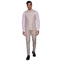 WINTAGE Men's Pure Linen Wedding and Evening Vest and Pant Set