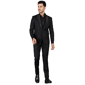 wintage men39s tuxedo black 2pc suit
