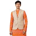 WINTAGE Mens Tweed Wool Nehru Jacket