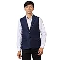 WINTAGE Mens Tweed Wool Nehru Jacket