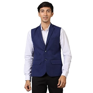 WINTAGE Mens Tweed Wool Modi Nehru Jacket