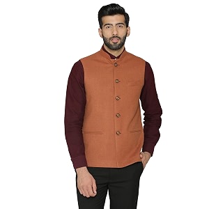 wintage men39s tweed wool modi nehru jacket