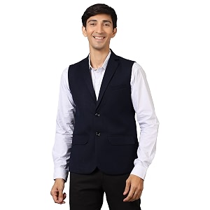 WINTAGE Mens Tweed Wool Modi Nehru Jacket