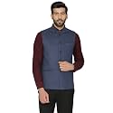 WINTAGE Men's Tweed Wool Modi Nehru Jacket