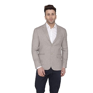 WINTAGE Mens Tweed Wool Blazer