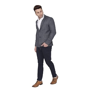 WINTAGE Mens Tweed Wool Blazer