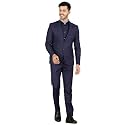 WINTAGE Men's Polyester Cotton Three Piece Suit