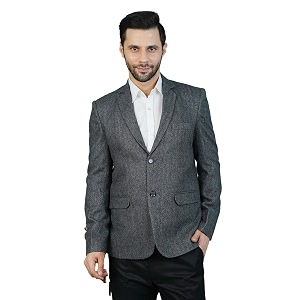 WINTAGE Mens Tweed Wool Blazer