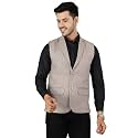 WINTAGE Mens Tweed Wool Nehru Jacket