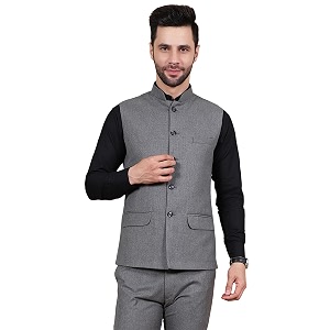 WINTAGE Polyester cotton modi nehru jacket