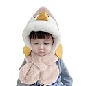 Winter Animal Design Beanie Cap Hat for Baby Boy and Girl's l Woolen Fuzzy Fleece Soft Faux Fur Plush Cute Costume Toy Hood for Kids | Age 2 to 6 Years
