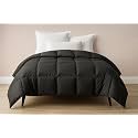 Winter Comforter for Double Bed – Ultra Soft &amp; Warm All-Season Duvet | 300 GSM Solid Microfiber Blanket – Cozy, Lightweight &amp; Breathable – Dark Grey – 90x100 Inches