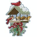 Winter Feast Beaded Counted Cross Stitch Ornament Kit Mill Hill 2020 Winter Holiday MH182032
