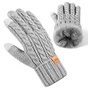 Winter Gloves for Women, Touchscreen Cold Weather Thermal Warm Fleece Lined