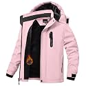 Winter Jacket for Boys and Girls Waterproof Ski Jacket Winter Snow Coat Hooded Fleece Windproof with Zip Pockets