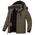 Winter Jacket for Boys and Girls Waterproof Ski Jacket Winter Snow Coat Hooded Fleece Windproof with Zip Pockets