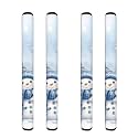 Winter Snowman 4 Pack Refrigerator Door Handle Covers