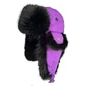 Winter Trapper Hat for Men Women 100% Real Rabbit Fur Russian Fur Winter Ushanka Hat Men Aviator Hat Mens Trapper Hat