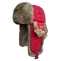 Winter Trapper Hat for Men Women 100% Real Rabbit Fur Russian Fur Winter Ushanka Hat Men Aviator Hat Mens Trapper Hat