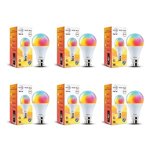 wipro 12w b22 led white bulb ns1210pack of 6